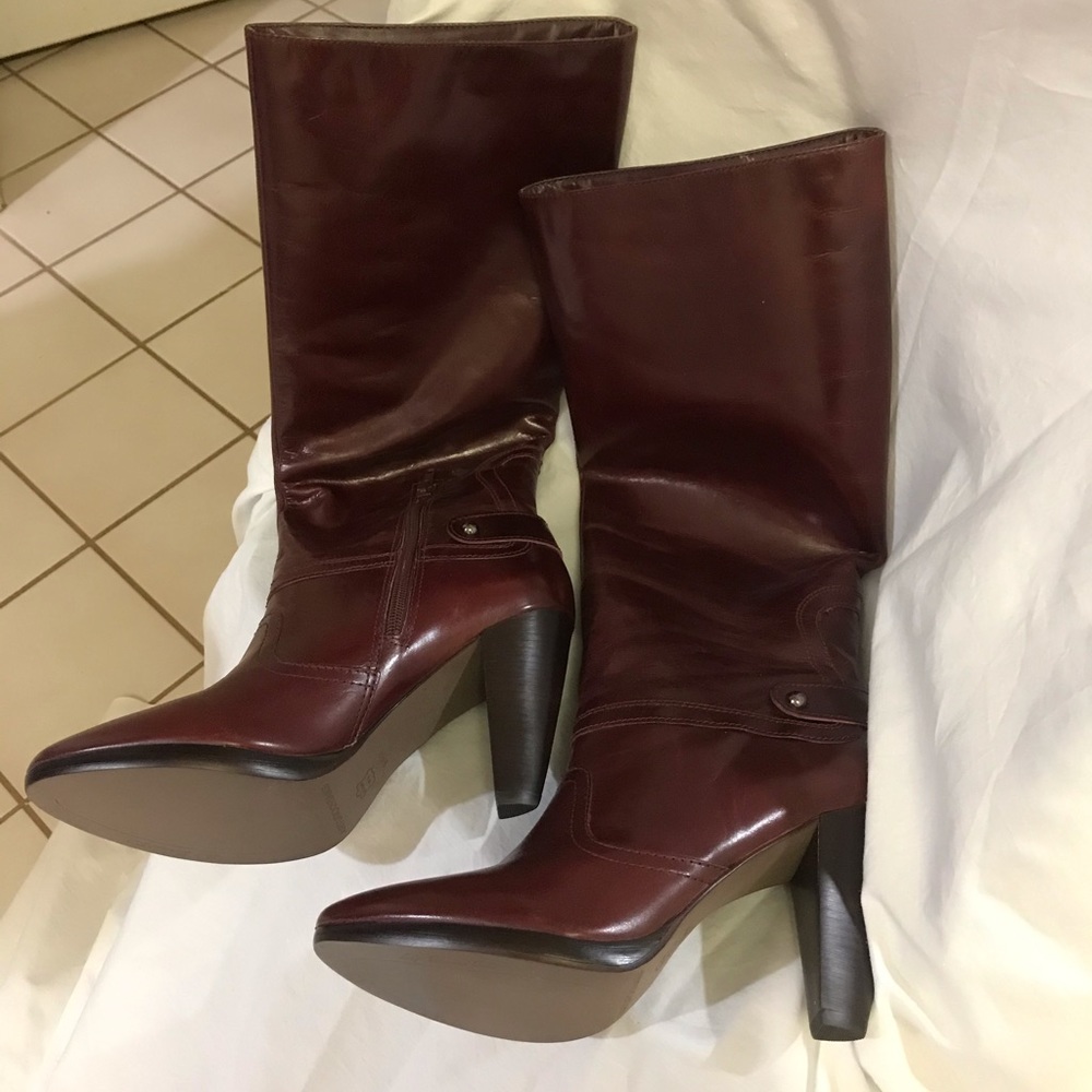 Arturo Chiang Ox Blood Glazed Calf Boot 9.5 M